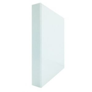 ValueX Presentation Ring Binder Polypropylene 4 D-Ring A4 25mm Rings 40mm Spine White (Pack 10) - 95241PLAIN